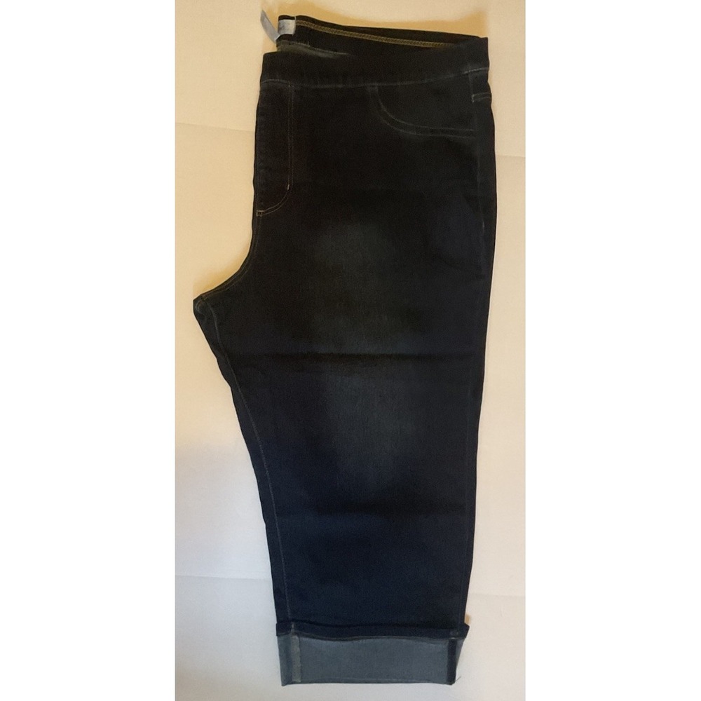 Just Be Denim Cuffed Capri Jeans Size 3X